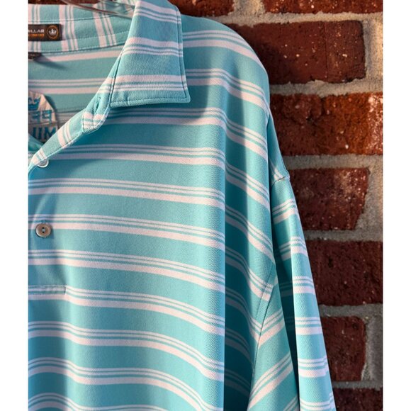 Peter Millar Summer Comfort Stripe Polo XXL - Picture 6 of 7